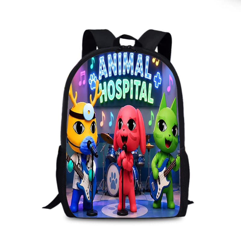 New product wholesale Animal Hospital Backpack Animal Hospital Game Primary and Secondary School Backpack
