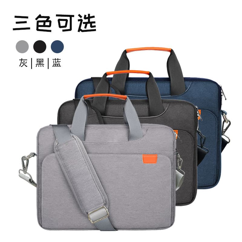 Cross-border spot laptop bag 16-inch large-capacity notebook shoulder bag upgraded waterproof and wear-resistant crossbody bag