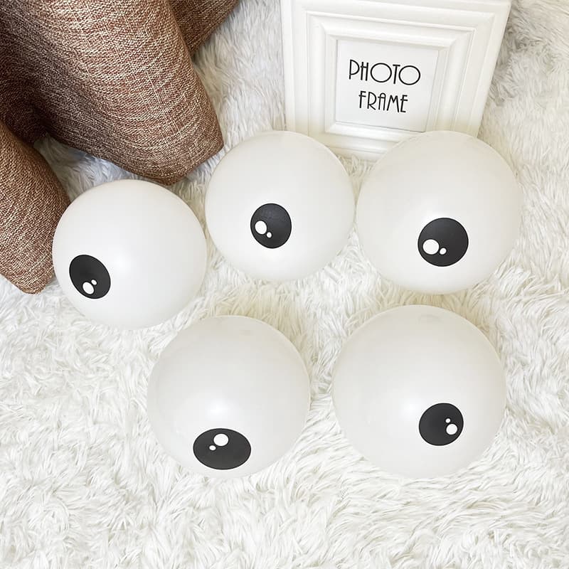 Wholesale 5 inch 1.1g eye balloon night market street stall octopus shaped eye balloon animal eye balloon