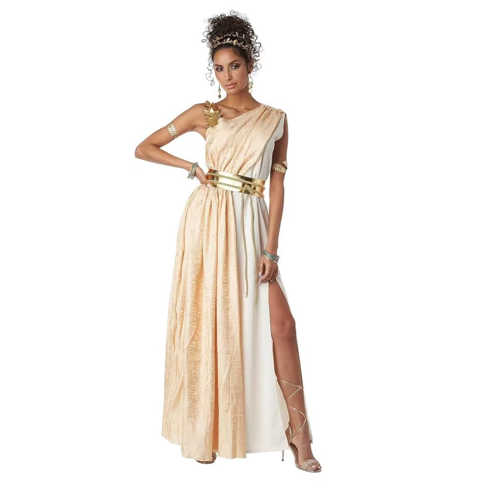 Party Stage Costume Halloween Arabian Greek Goddess Ancient Egypt COS Neptune Performance Costume Greek Ancient Rome