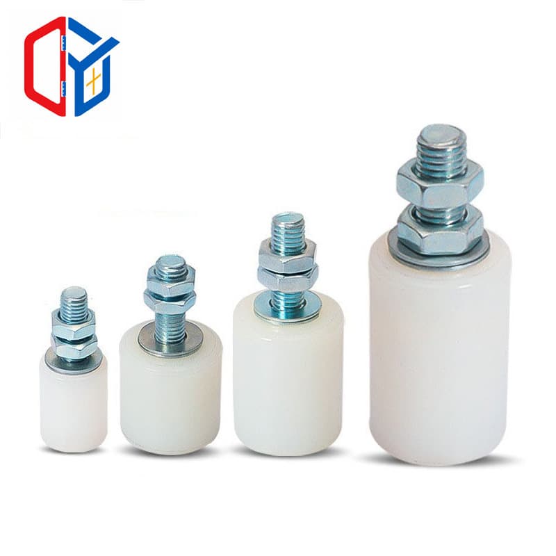 Silent Nylon Pulley Roller Groove Wheel Clamp Wheel Sliding Door Track Guide Positioning Wheel Factory Direct Wholesale