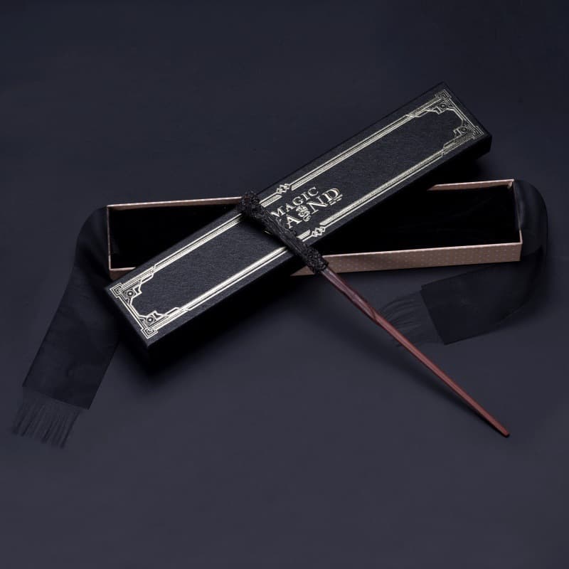 Harry Potter Wand Gold Foil Ribbon Gift Box Harry Potter Magic Wand Metal Core Christmas Gift Cross-border Toy
