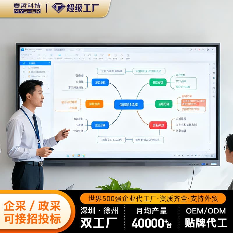 Mager 55-inch, 65-inch, and 75-inch Multimedia Teaching All-in-One Machines, Kindergarten Training Electronic Whiteboards, and Conference All-in-One Machines