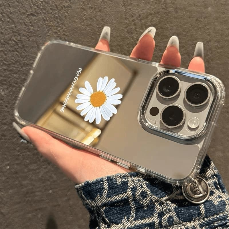 Daisy Design Compatible with Apple 17/16/15 Pro Max 14 iPhone 16 Mirror 13 Phone Case 12 New Year 11 XR
