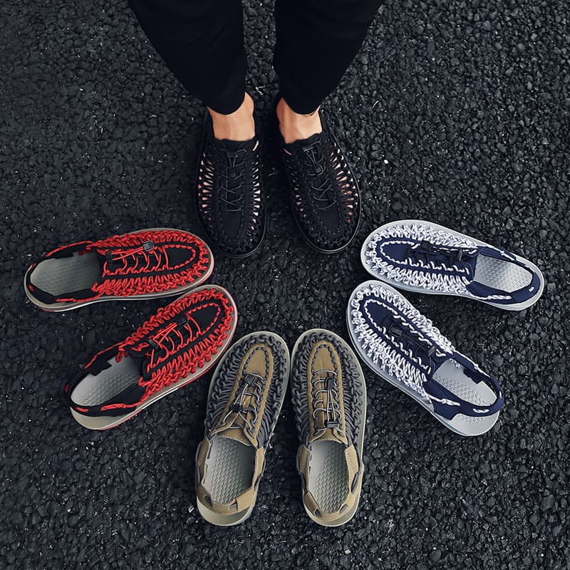 Men's Casual Summer Shoes Fashionable Comfortable Slip-on Loafers Lightweight Breathable Canvas Shoes Tassel Decoration