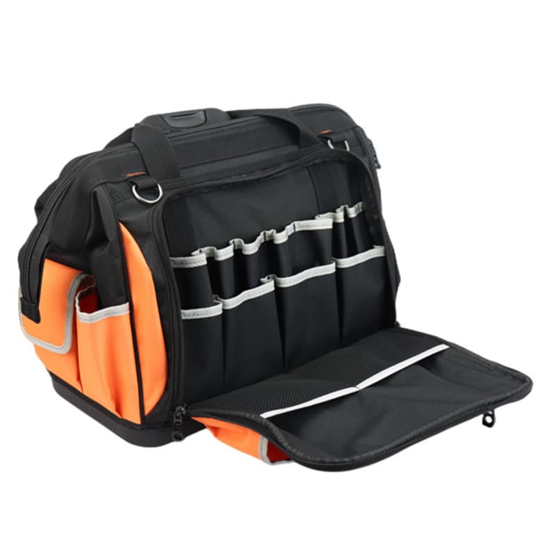 Amazon Thickened Tool Kit 1680D Oxford Cloth Tool Bag Handheld Shoulder Stackable Storage Electrician Bag In Stock