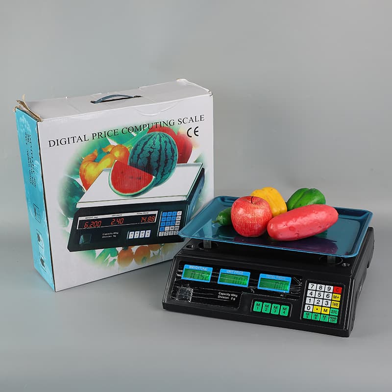 Electronic Pricing Scale, Platform Scale, Fruit and Vegetable Scale, Kitchen Scale, 30kg/40kg