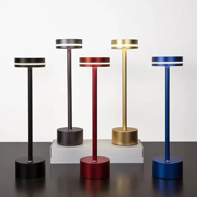 Amazon Gold Rose Gold Black Charging Desk Lamp I-shaped Base Type-C Modern Minimalist K Touch Night Light