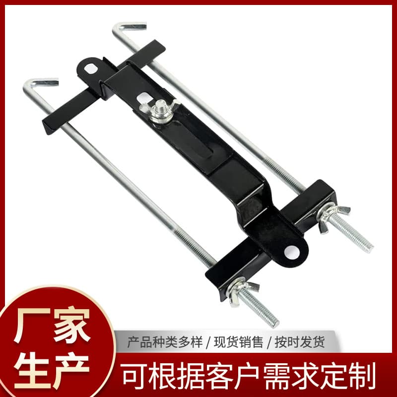 Manufacturer wholesale adjustable car battery bracket holder tray anti-vibration mount