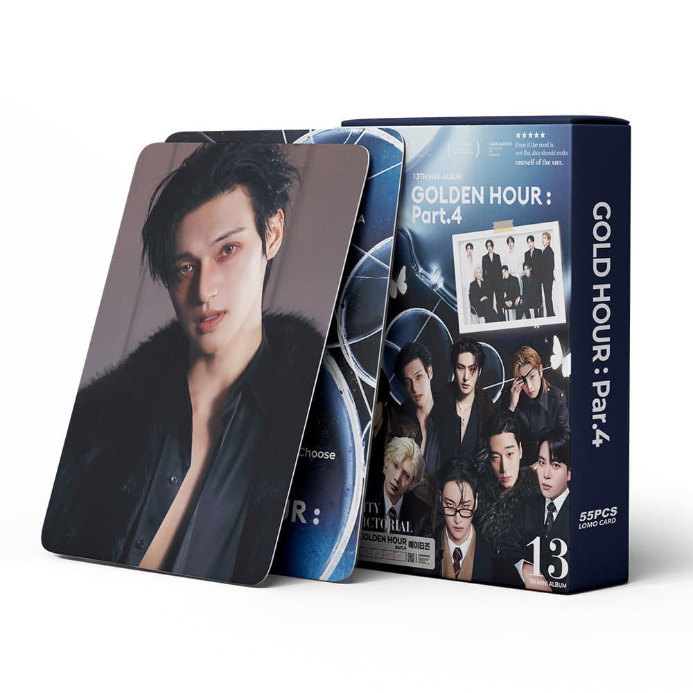 ATEEZ 13th mini album Gold Hour Part.4 small card KPOP new photo card 55 pieces