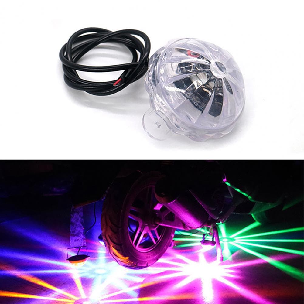 High-brightness 12V universal LED seven-color chassis light, decorative light, ground light, strobe light, waterproof, suitable for both cars and motorcycles.
