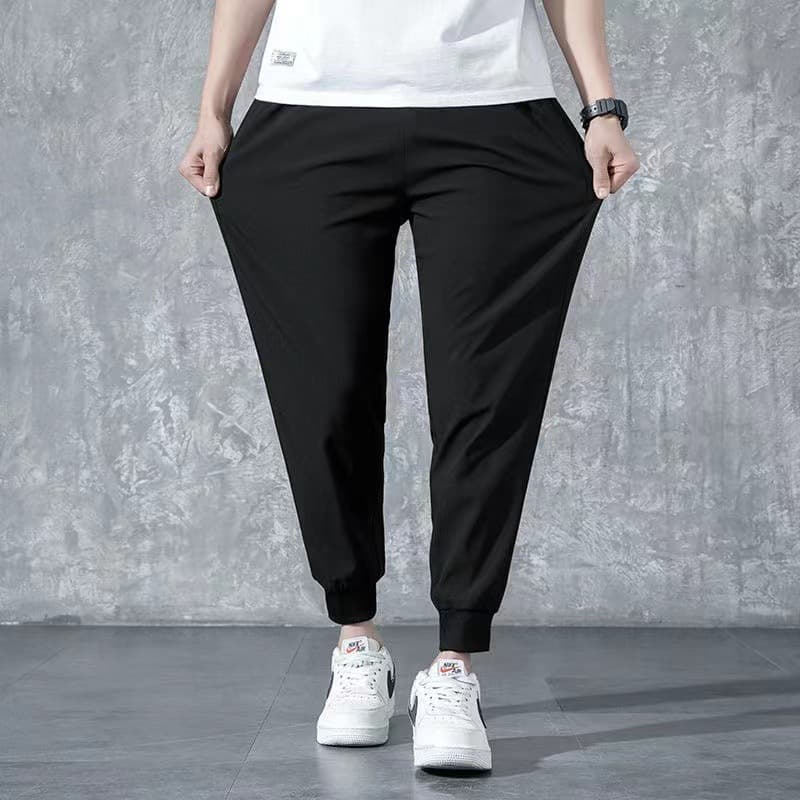 Factory wholesale spring and autumn casual pants for male students, Korean-style tapered pants, straight-leg pants for teenagers, loose harem pants