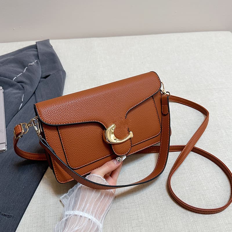 Wholesale Women's Bags 2023 New Fashion Caviar Small Square Bag Crossbody Women's Bag Cross-border Simple Handbag