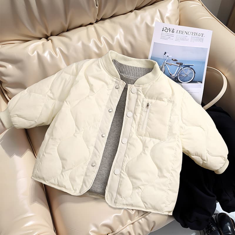 Kids' Wear Autumn/Winter Thin Cotton Jackets Wholesale, Patchwork Short Style New Baby Padded Inner Layers Off-Season