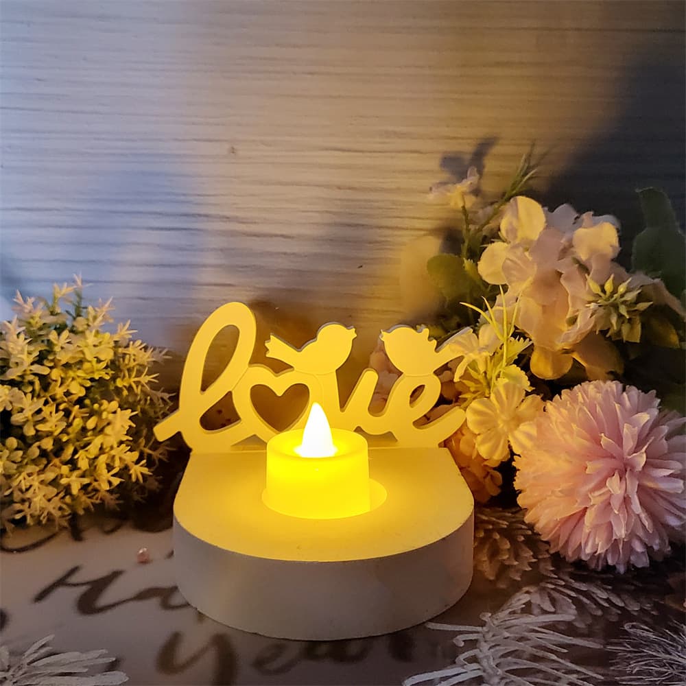 S0874 Lovebird Insert Decorative Cement Plaster Mold DIY Silicone Mold