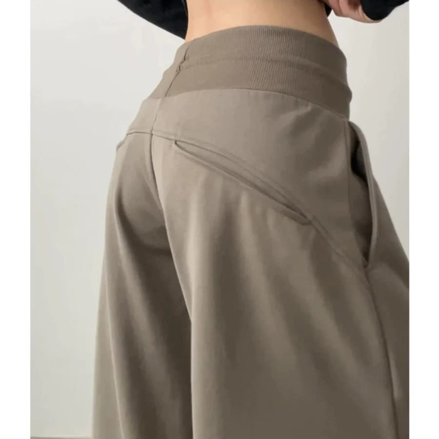 Army Green American Sports Pants Women's Spring and Autumn 2026 New Style This Year's Popular Pants Small People Wide Leg Sweatpants