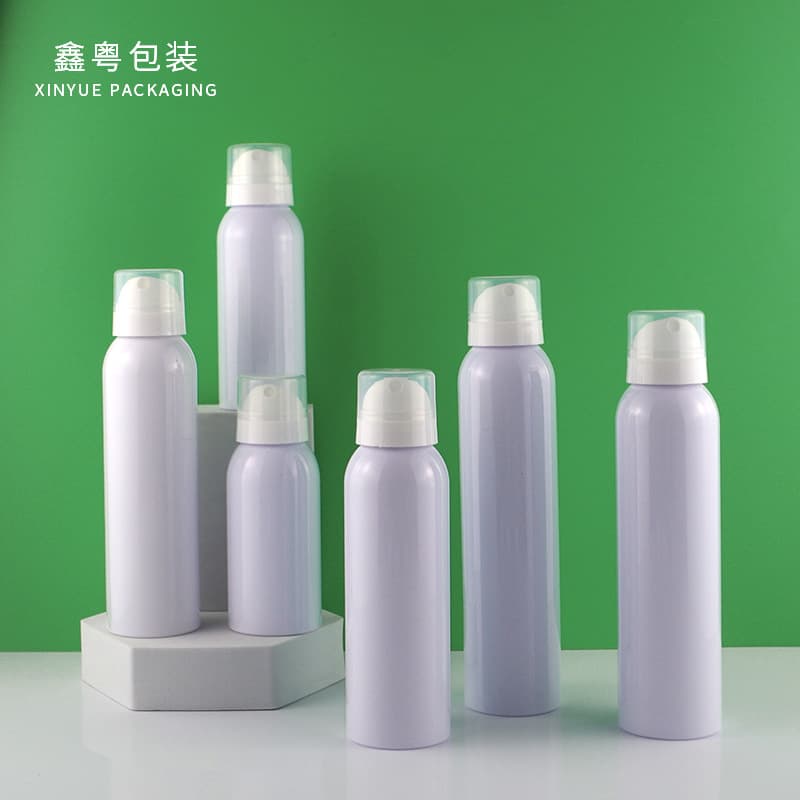 Wholesale 100-300ml Snap-on Sunscreen Egg Spray Bottle Setting Spray Bottle Aluminum Can Refill Bottle