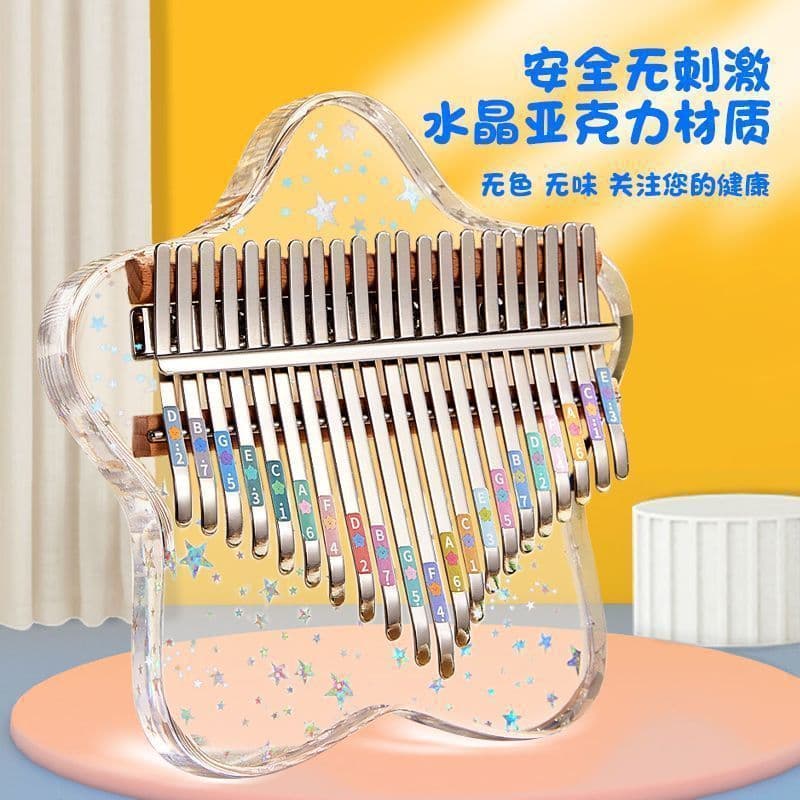 Thumb Piano Crystal Clear Kalimba Sound Children's Girls' Portable Beginner Finger Piano Popular Online