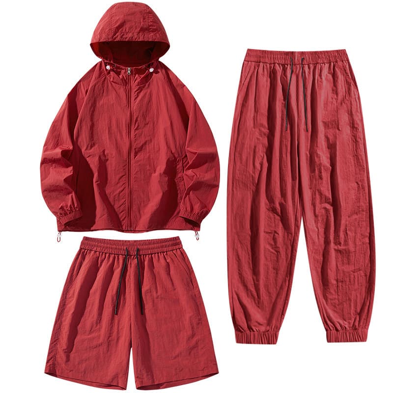 Cross-Border Summer Sun Protection Jacket Breathable Ice Silk Skin Clothing Outdoor Leisure Travel Men's Windbreaker Sun Protection Clothing Wholesale