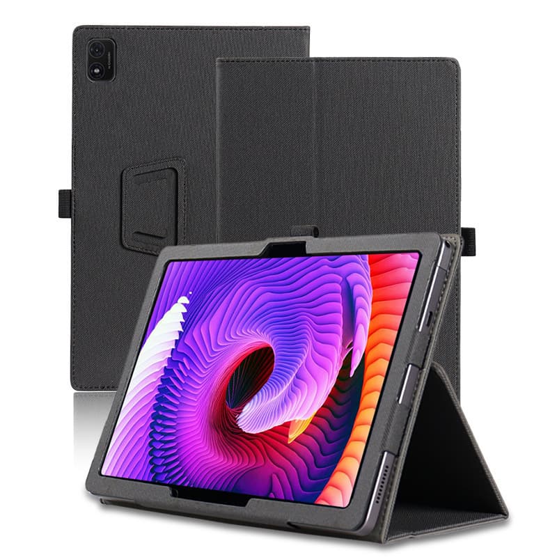Compatible with Blackview Oscal Pad13 10.1-inch Tablet Protective Shell Case with Hand Strap Leather Cover