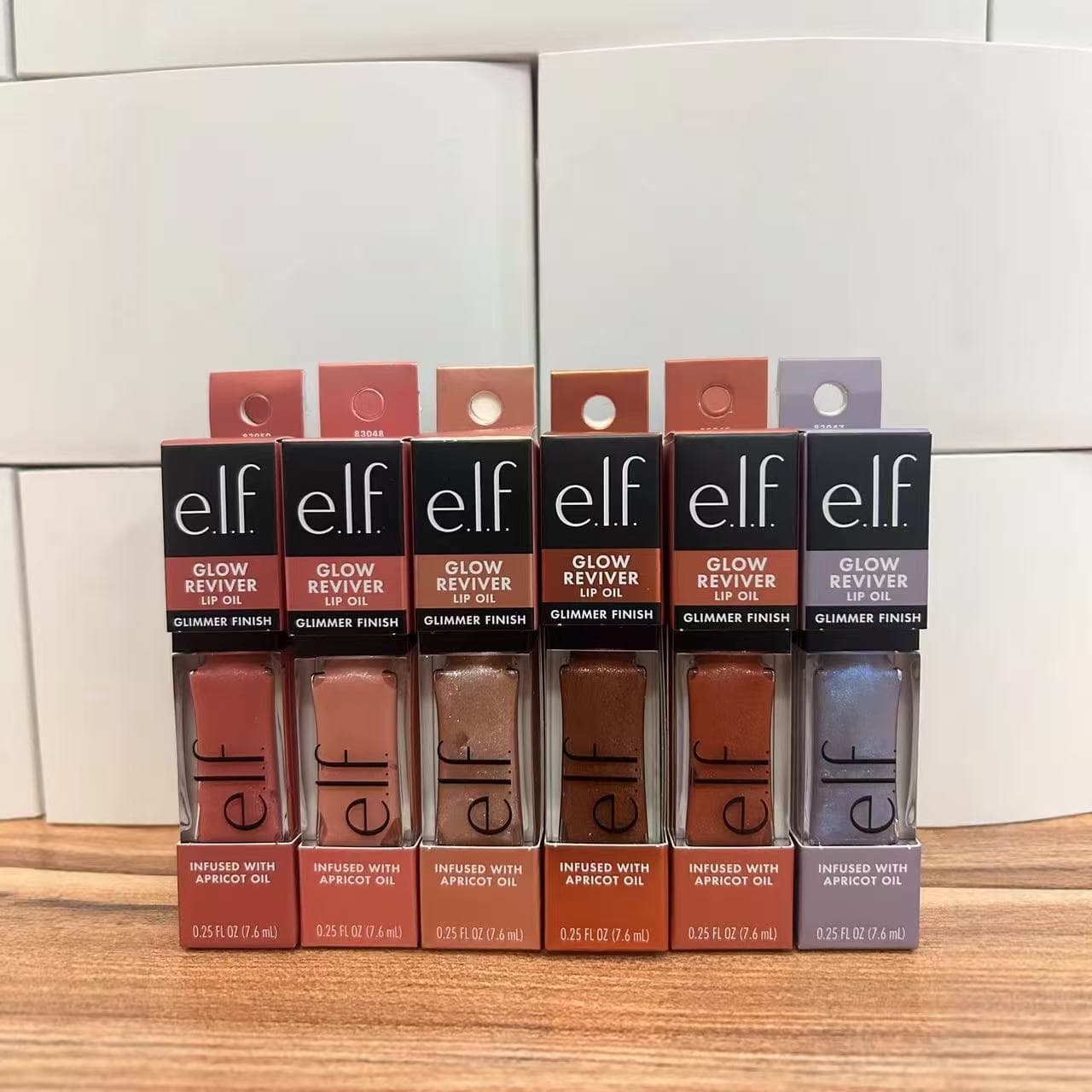 Cross-border Elf Tinted Lip Gloss Glow Reviver Lip Oil Moisturizing Lip Oil 7.6ml Soft and Smooth