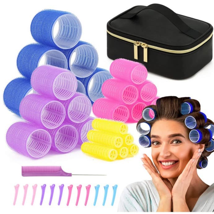 Curated Cross-Border Air Bangs Hair Roller Large Makeup Bag Curler Set Bangs Tool Hair Roller