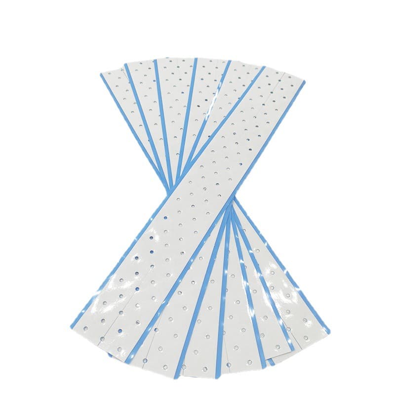 Hair replacement wig double-sided adhesive punching Blue Film wig patch silver bottom long high adhesive wig double-sided adhesive patch