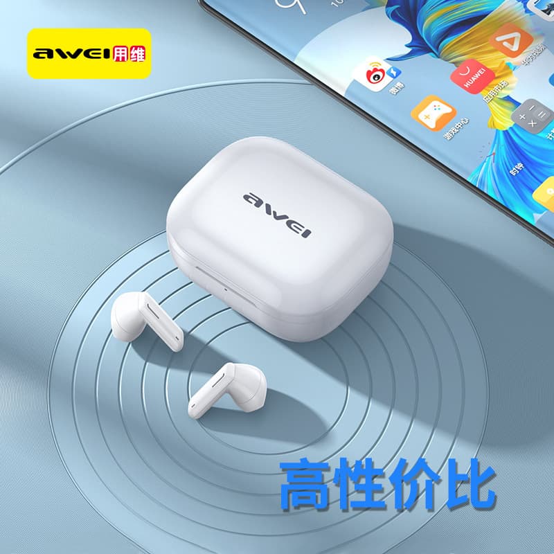 Yongwei Cross-Border True Wireless Bluetooth Earphones Noise Cancelling Long Battery Life Zero Latency Gaming Custom Mold Sports Huaqiangbei Earphones