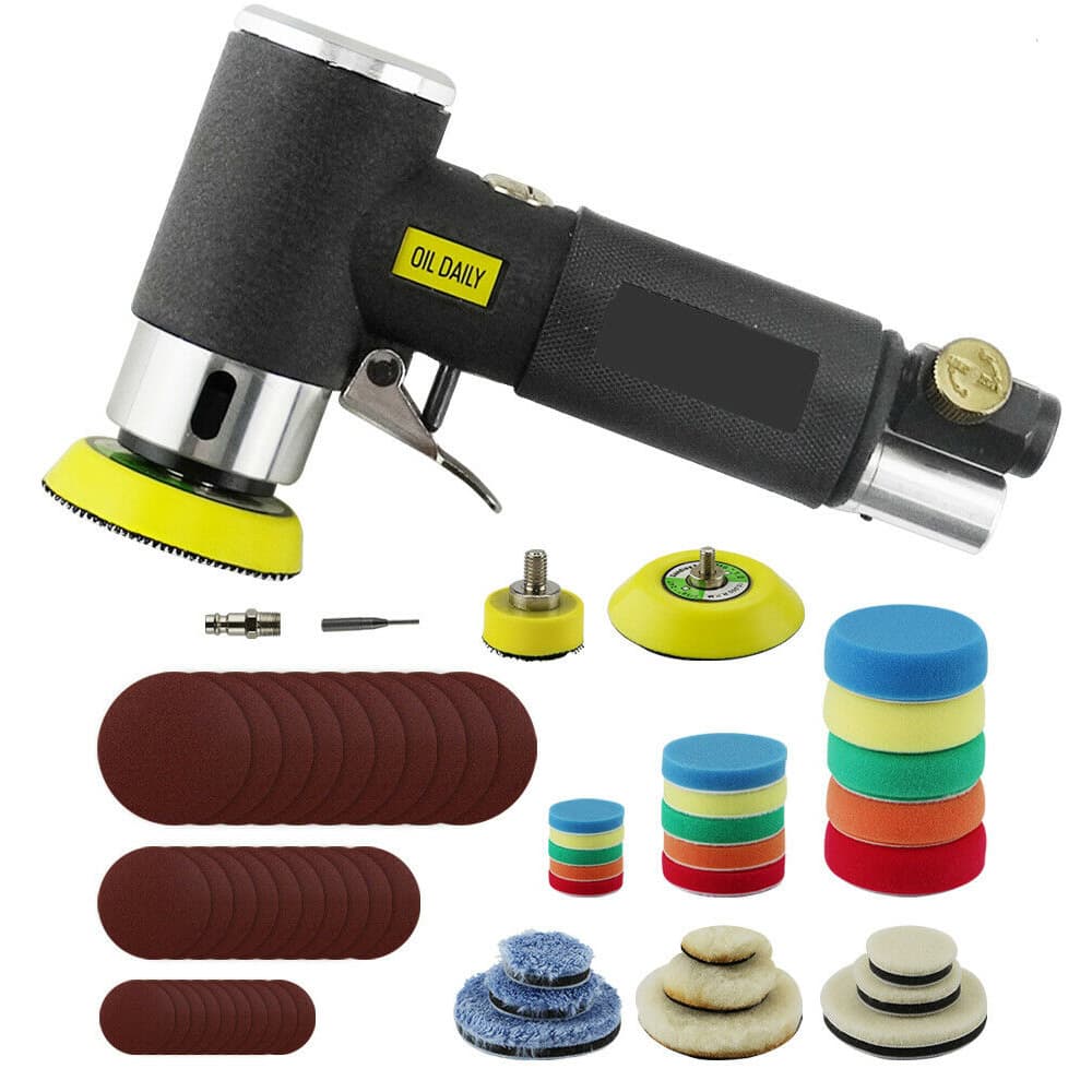 Cross-border hot-selling pneumatic sandpaper machine, 2-inch, 3-inch polisher, grinder, waxing machine, concentric and straight.