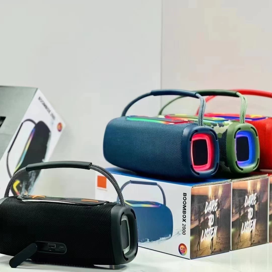 Boombox2000 New Bluetooth Speaker Outdoor Professional Portable Car Subwoofer Satchel Bluetooth Speaker