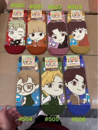 Japanese Anime Character Socks Low-Cut Socks Straight Board Floor Unisex Socks Stock Socks Wholesale