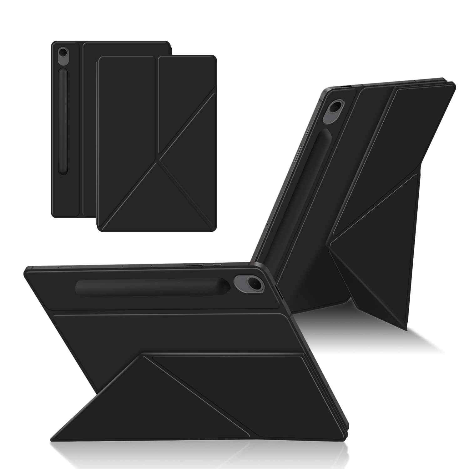 Case for Samsung Tab S10 Lite, S8 Tablet Shell, S9 Magnetic Double-Sided Clip, S7 Computer, S10 FE Leather Case