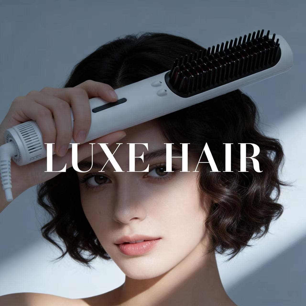Cross-Border Cold Air Straightening Comb with Negative Ions, Dual-Use for Curling and Straightening, Dormitory Hair Straightening Magic Tool, Home Use Volumizing High Crown Straightener