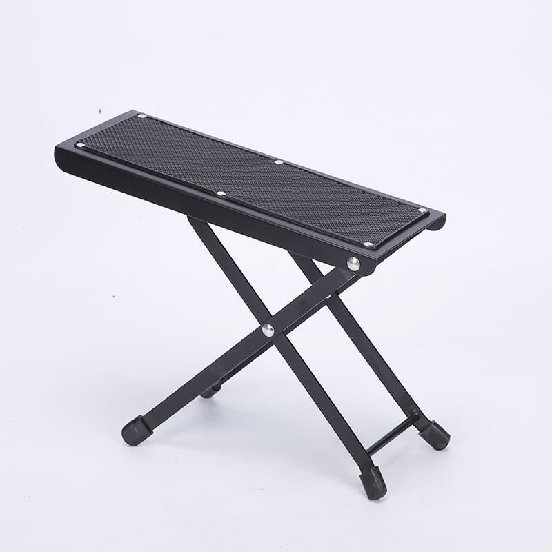 Guitar Pedal Adjustable Anti-Slip Guitar Footrest Folding Metal Classical Guitar Foot Pedal Instrument Accessory