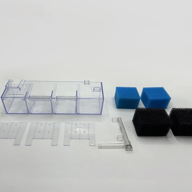 Aquarium Drip Overflow Box Filter, Top-Mounted Circulation Built-In Filter, Wall-Mounted Water Purifier