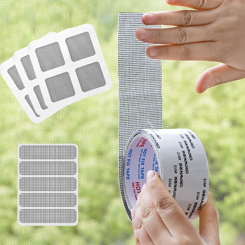 3-Piece Set Home Mosquito Screen Door and Window Screen Net Repair Sheet Screen Repair Patch Hole Patch Supply