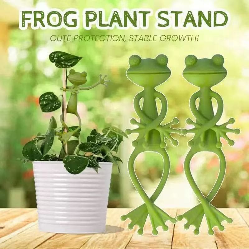 Cross-border Frog Plant Stand, Frog-shaped Plastic Decorative Plant Support Stand