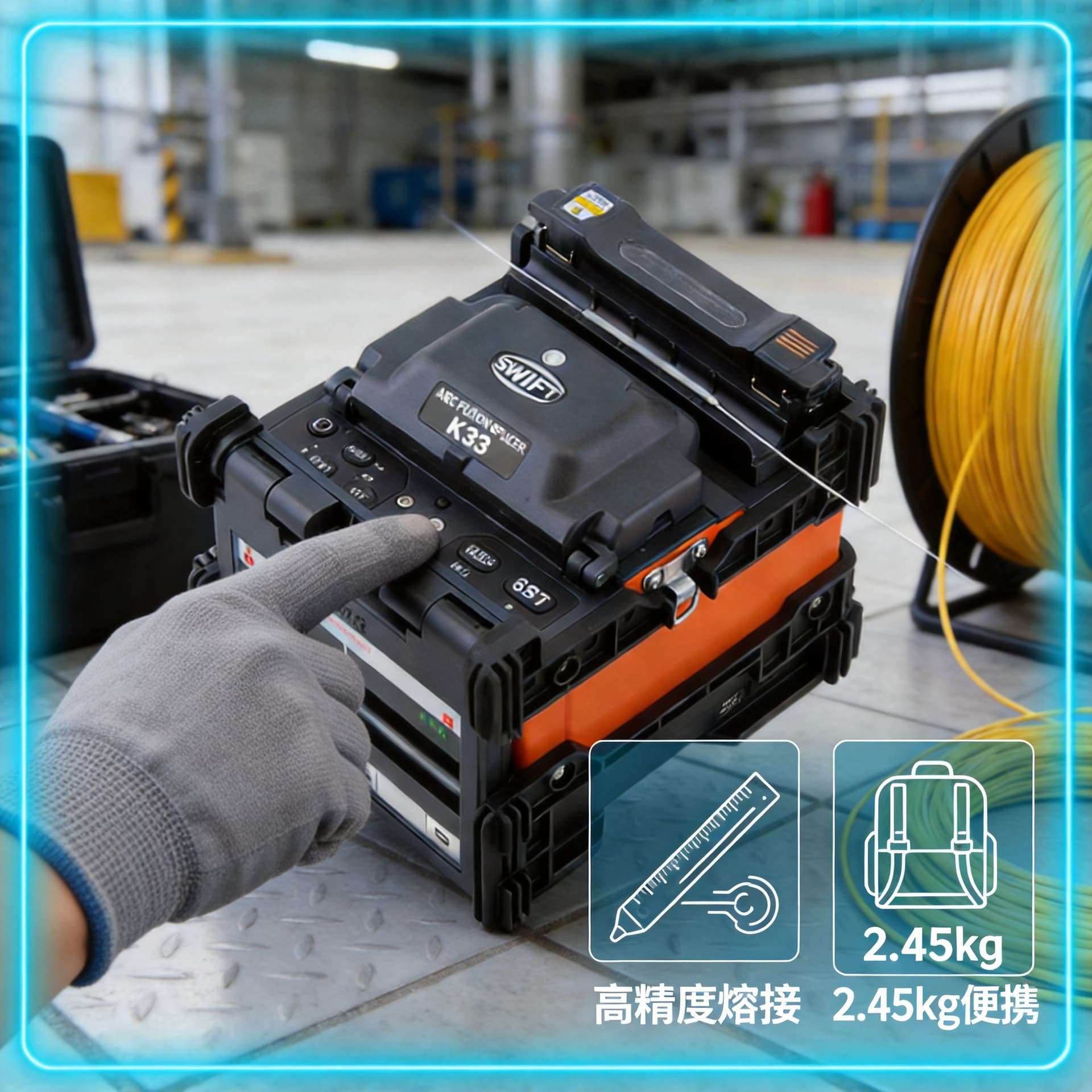 Korean Ilsin SWIFT K33/K33A Fiber Fusion Splicer fusion splicer fiber splicer