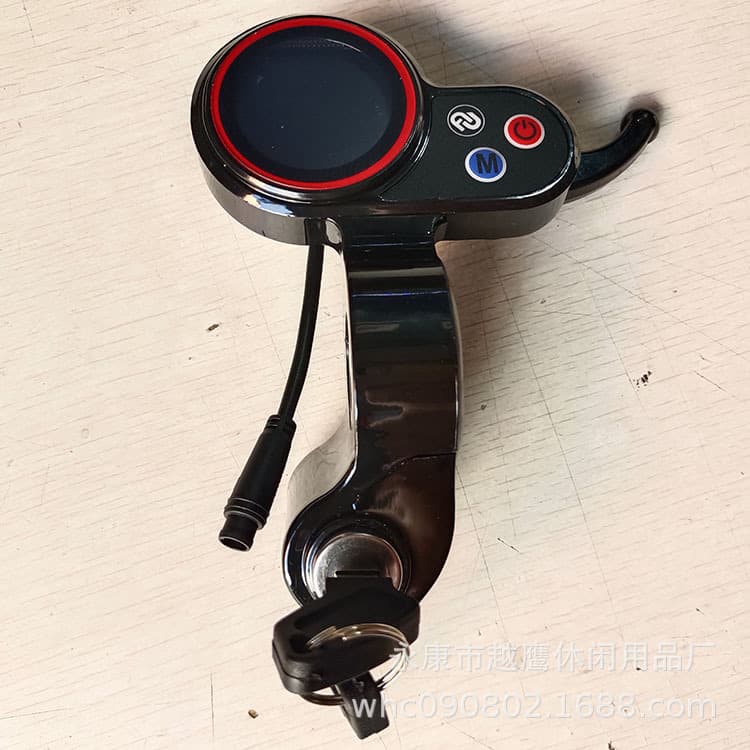 AU key-style instrument panel, shifter gauge, electric scooter 6-pin gauge, handlebar shifter gauge, 2024 new model.