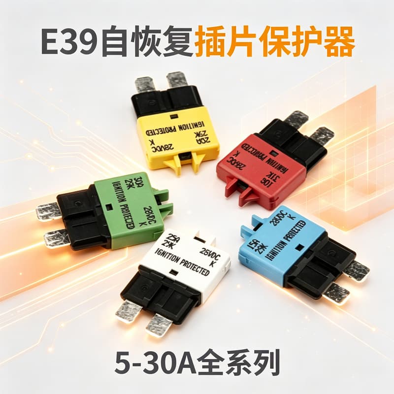 Plug-in car circuit breaker Plug-in car overload protector manual reset car fuse 5-30A