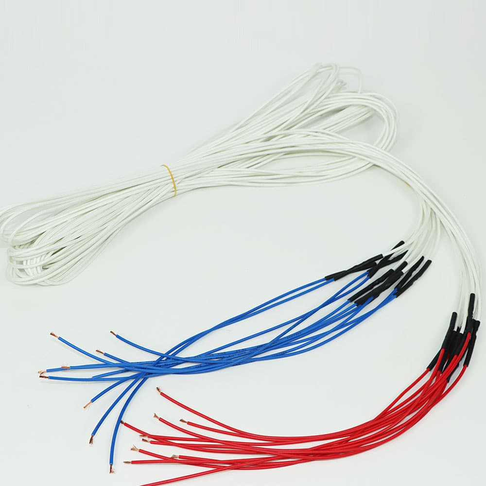 Direct Supply Freezer Refrigeration Equipment Heating Wire, Frost and Fog Removal Silicone Braided Heating Wire for Freezer and Refrigerator Defrosting