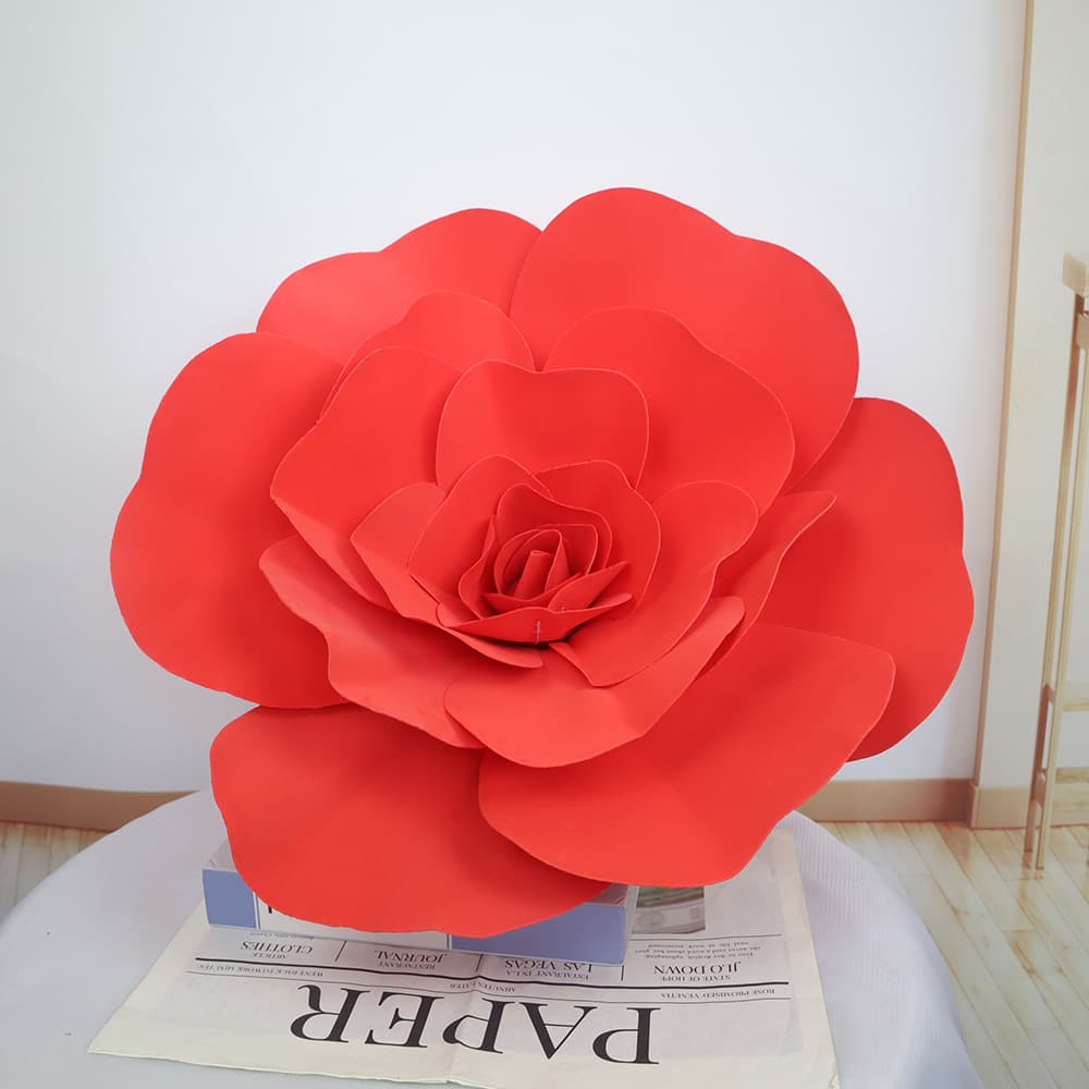 Large Display PE Artificial Roses for Window Showcase, Wedding Decoration, Outdoor Events, and Photography Studio Props