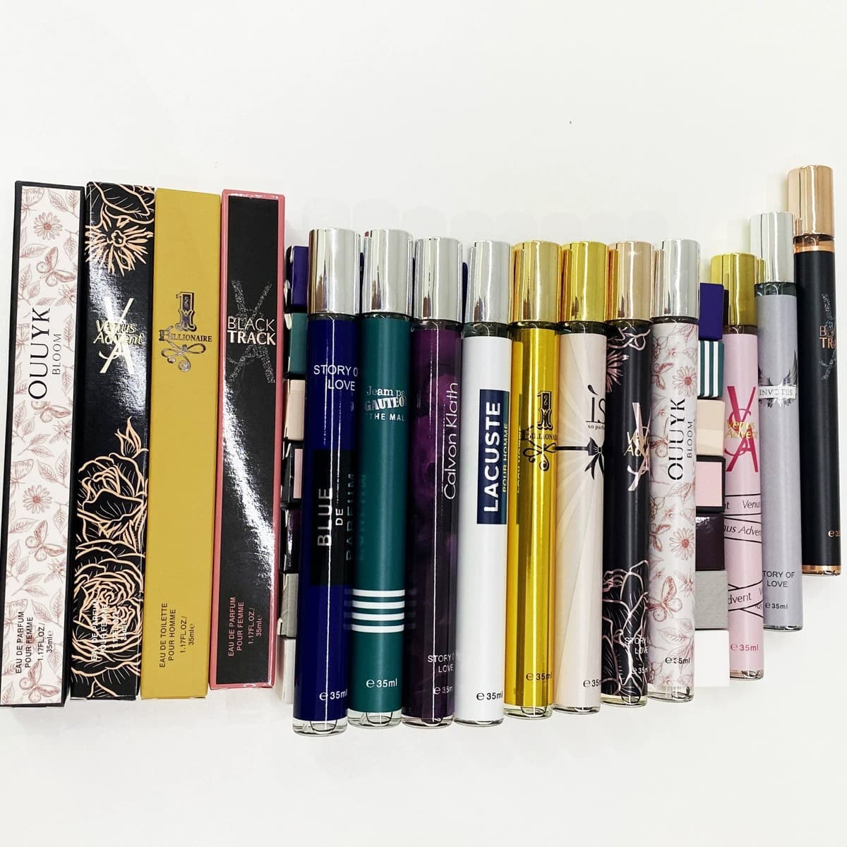 Foreign trade popular test tube perfume 35ml portable long-lasting fragrance for men and women Middle Eastern Arabic perfume sample wholesale