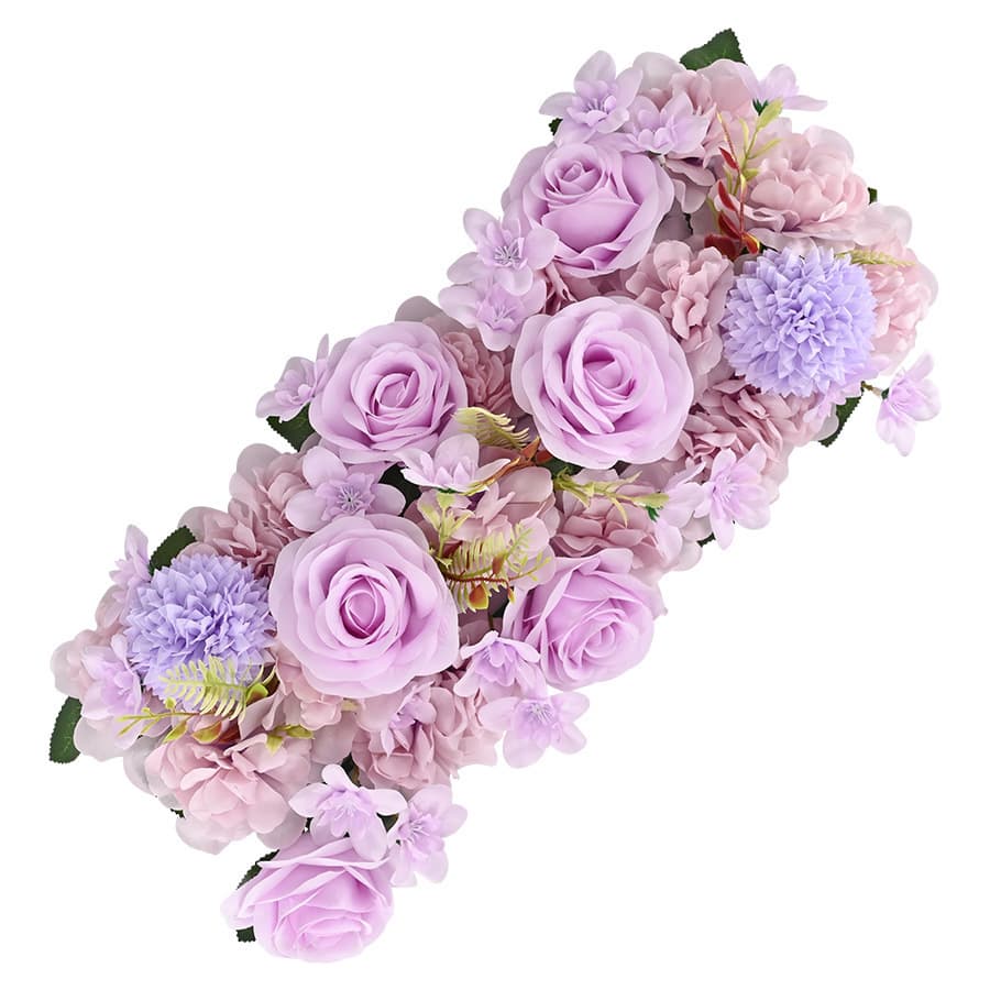 Wedding Aisle Flower Arrangement Silk Flowers Hydrangea Festival Store Window Decoration Arch Artificial Flower Row Artificial Flower Wall