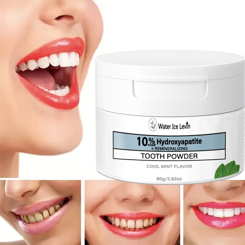 Tooth Powder Fresh Breath Stain Removal Pearl Whitening Mint Tooth Powder Mouthwash Fresh Breath 80g