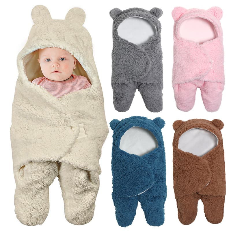 Baby Legs Sleeping Bag for Autumn and Winter, Infant and Toddler Bedding, Amazon All-Season Anti-Kick Blanket, Warm Plush Sleeping Sack for Stroller