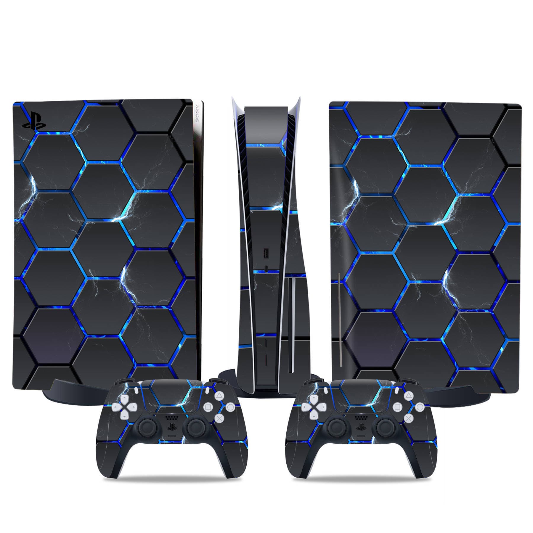 XiaShi PS5 Console Color Sticker Color Film Cool Grid Sticker Disc Version Sticker Digital Version Film
