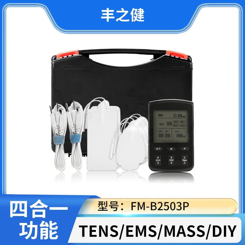 Cross-border Amazon Adjustable Frequency TENS Meridian Device Low-frequency Pulse Physiotherapy EMS Dual-channel MINI Electrotherapy Device