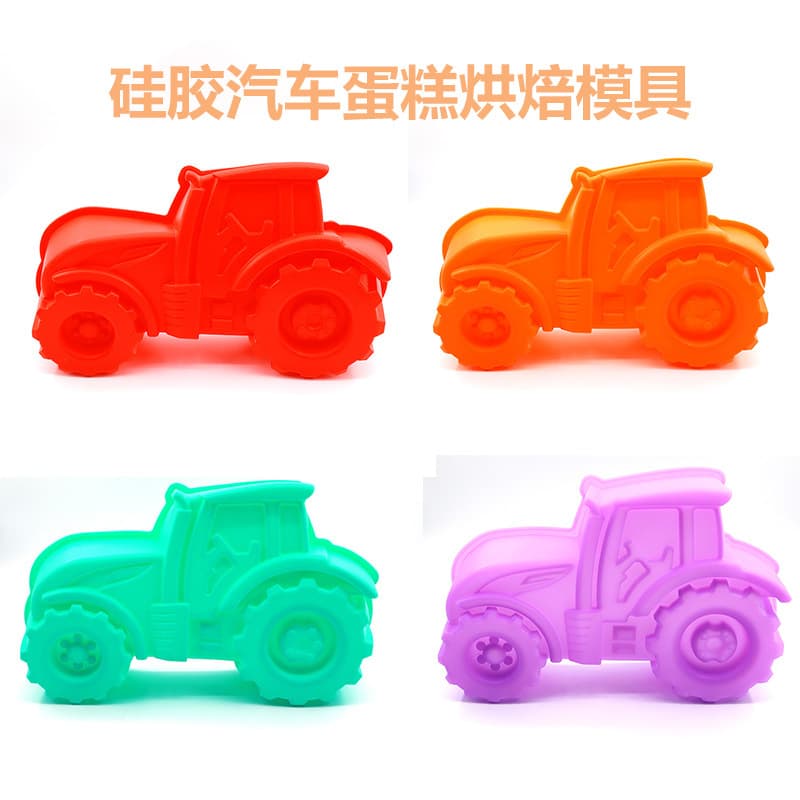 Silicone Car-Shaped Cake Baking Mold DIY Cake Mold Easy-To-Clean Baking Mold