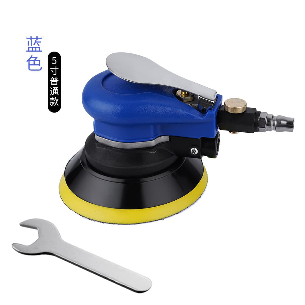 Factory sale 5-inch pneumatic grinder, car rust removal polisher, mini household disc sandpaper grinder